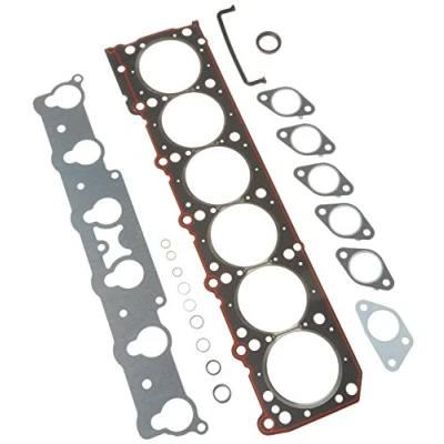 Abbildung von ELRING 816.361 Dichtungssatz, Zylinderkopf ohne Ventildeckeldichtung, Ventilschaftabdichtung MERCEDES BENZ: W124 Limousine, SL Cabrio