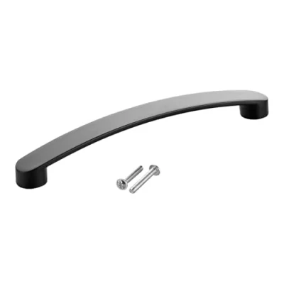 Abbildung von SO TECH® Möbelgriff Bügelgriff Blackline VI schwarz matt inkl. Schrauben (1 St), Schubladengriff Schrankgriff Bohrlochabstand (BA) 160 mm