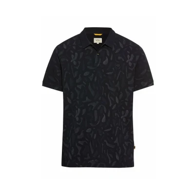 Abbildung von camel active Kurzarm Poloshirt, Herren, Größe: 3XL, Dark navy