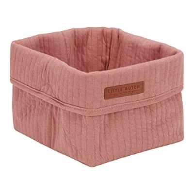 Abbildung von Little Dutch TE30430151 Wickeltischkörbchen klein pure pink blush (15x15x15 cm)