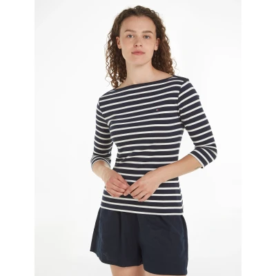 Abbildung von Tommy Hilfiger 3/4 Arm Shirt &quot;NEW CODY SLIM BOAT NK 3/4SLV&quot;, mit Markenlabel