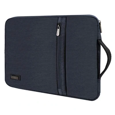 Abbildung von LONMEN 14 Zoll Wasserdicht Laptop Sleeve Hülle Tasche Laptophülle Notebook mit Griff für 14&quot; HP Stream 14/2017 Lenovo ThinkPad X1 Yoga / A475 Laptop, Blau
