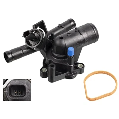 Abbildung von BLUE PRINT ADBP920003 Thermostatgehäuse mit Dichtung Sensor RENAULT: MASTER 3 Kasten, Pritsche/Fahrgestell