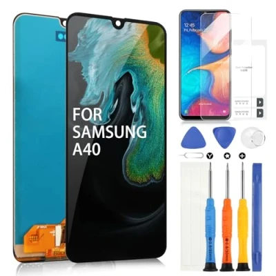 Abbildung von ARSSLY Bildschirm für Samsung Galaxy A40 SM A405FN/DS A405F/DS A405FM/DS Incell LCD Display Touch Digitizer Glas Montage mit Reparatur Set