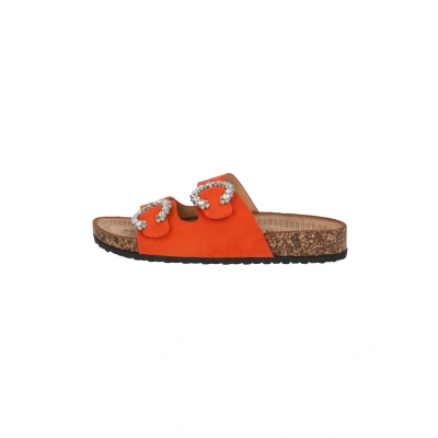 Abbildung von Palado by Sila Sahin Pantolette flach, Damen, Größe: 39, Orange Schuhe