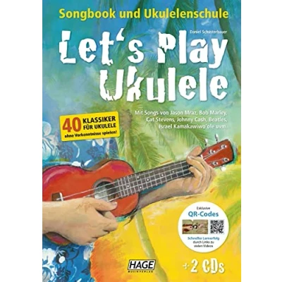 Abbildung von HAGE Musikverlag Let&#039;s Play Ukulele with DVD and 2 CDs