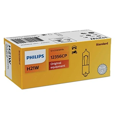 Abbildung von PHILIPS 12356CP Glühlampe, Blinkleuchte 12V 21W H21W, Miniatur Halogenlampe OPEL: Zafira B, Astra J Schrägheck, AUDI: A3 Sportback, TT Coupe, BMW: X3