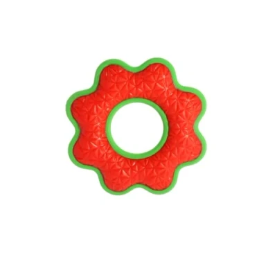 Abbildung von Dingo Hundespielzeug aus Hart Gummi TPR Blume 16,5 cm 17393