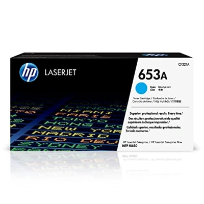 Abbildung von HP 653A (CF321A) Cyan Toner