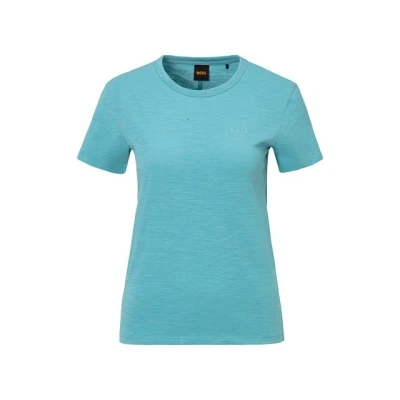 Abbildung von BOSS ESLA Tshirt basic, Damen, Größe: Medium, Bright blue