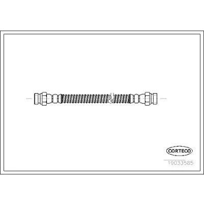 Abbildung von CORTECO 19033585 Bremsschläuche Hinterachse 280 HYUNDAI: Getz