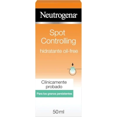 Abbildung von Neutrogena Spot Controlling Hidratante Facial, Oil Free con Ácido Salicílico para Piel Propensa al Acné, 50 ml, mililitro, 1