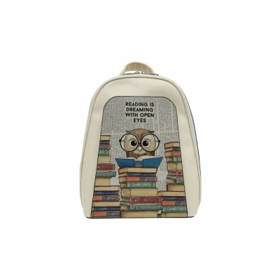 Abbildung von Dogo TIDY THE WISE OWL Tagesrucksack, Damen, Größe: One Size, Natur
