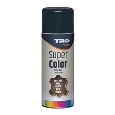 Abbildung von TRG The One Super Color, Sprühfarbe für Lederschuhe, Schwarz (317 Black), 400 ml