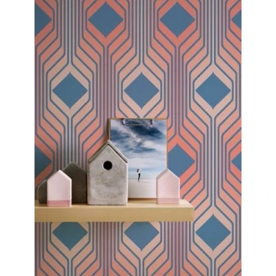 Abbildung von A.S. Création Vliestapete &quot;Retro Chic 3D Tapete Mustertapete Vintage 3D&quot;, matt, Kacheln für Schlafzimmer Küche Wohnzimmer Design modern