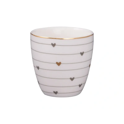 Abbildung von Greengate Grace Mini Latte Cup grey 0,13l