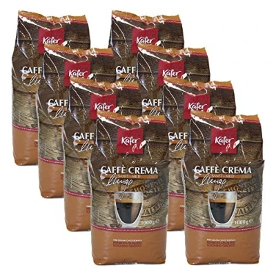 Abbildung von Käfer Caffè Crema, 1000g, ganze Bohne 8er Pack
