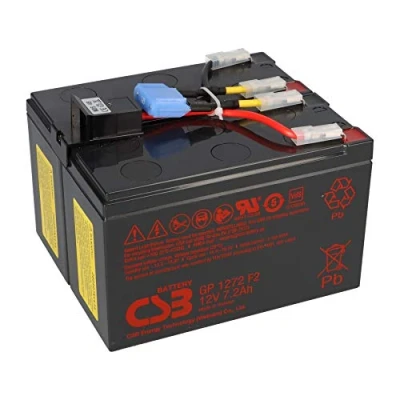 Abbildung von Unbekannt CSB SCD48 kompatibler Akkusatz für APC RBC48 Plug &amp; Play passend UPS DLA750 DLA750i SIA750ICH 45 SMT750 SMT750I SMT750ICH SMT750TW SMT750US SUA750 SUA750I SUA750IX38