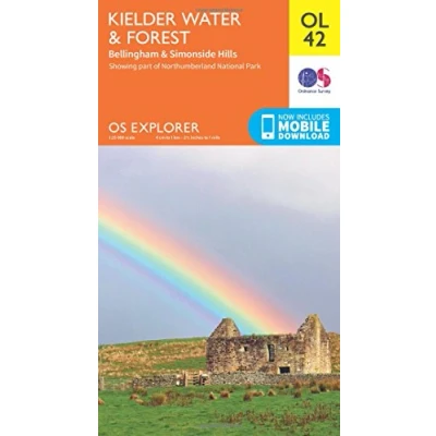 Abbildung von Kielder Water &amp; Forest, Bellingham Simonside Hills (OS Explorer Map)