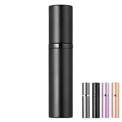 Abbildung von BRARIOS Parfümzerstäuber Nachfüllbar,leer Reise Parfüm Zerstäuber,5ml Mini Portable Sprühflasche,Taschenzerstäuber für Unterwegs(J Schwarz)
