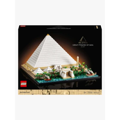 Abbildung von LEGO 21058 Architecture Great Pyramid OF GIZA HOME DÉCOR Model Building KIT Blockspielzeug für Kinder, Größe: One Size, Mehrfarben