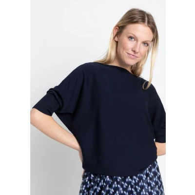 Abbildung von More &amp; Dolmansleeve Strickpullover, Damen, Größe: 40, Dunkelblau
