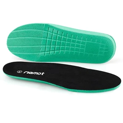 Abbildung von Riemot Komfort Einlegesohlen Ersatz Schuheinlagen Herren Damen für Arbeit Stiefel Laufschuhe Sneaker Schuh Sohlen