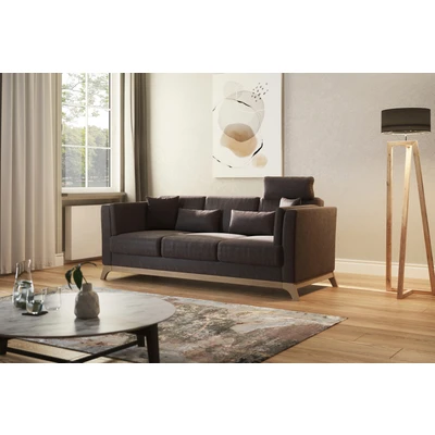 Abbildung von Home affaire 3 Sitzer &quot;Viva&quot;, mit Holzrahmen aus Buche