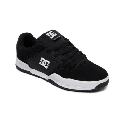 Abbildung von DC Shoes Central Unisex Skateschuh, Größe: 46, Black/white Leder und textil
