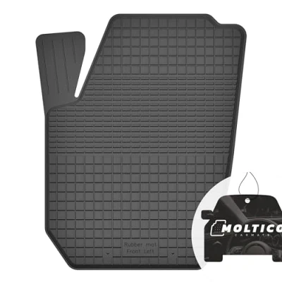 Abbildung von Fahrer Gummimatten mit Rand Auto Fußmatten Gummi Automatten Passgenau 1 teilig Set passend für Audi A1 8X 2010 2018
