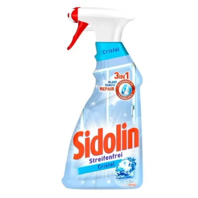 Abbildung von SIDOLIN All in 1 Streifenfrei Cristal 500 ml Glasreiniger (für strahlenden Glanz &amp; gegen Mikrorisse)