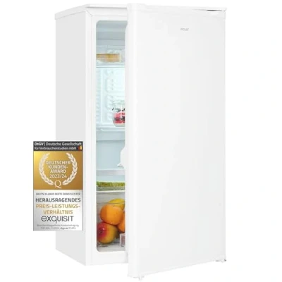 Abbildung von exquisit Vollraumkühlschrank KS116 V 041E weiss, 85 cm hoch, 48 breit, 88 L Volumen