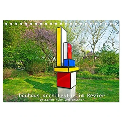 Abbildung von Bauhaus Architektur im Ruhrgebiet (Tischkalender 2025 DIN A5 quer), CALVENDO Monatskalender