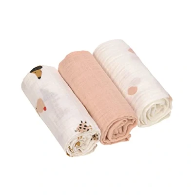 Abbildung von LÄSSIG Stoffwindeln Little Mateys, Einschlag und Mulltuchset M, Spicy Orange (Set, 3 St)