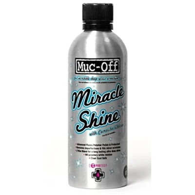 Abbildung von Muc Off Miracle Shine, 500 ml Hochwertige Hartwachs Politur und Schutzmittel mit Carnauba Wachs Sprühwachs Geeignet Für Fahrräder, Motorräder Als Autowachs