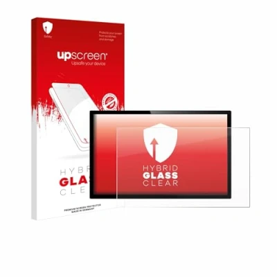 Abbildung von upscreen 21.5&quot; Schutzglas für Touch Panel PCs mit 21,5 Zoll (54.6 cm) [477 x 268 mm, 16:9] Schutzfolie, Glas Folie [Panzerschutz]