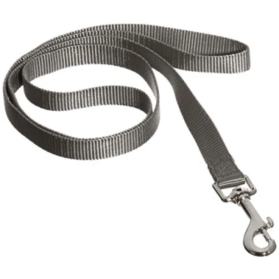 Abbildung von Nobby Leine Classic, mausgrau L: 120 cm, B: 20 mm, 1 Stück