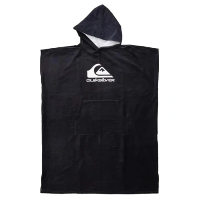 Abbildung von Quiksilver Beach FOR Bademantel für Kinder, Größe: One Size, Black