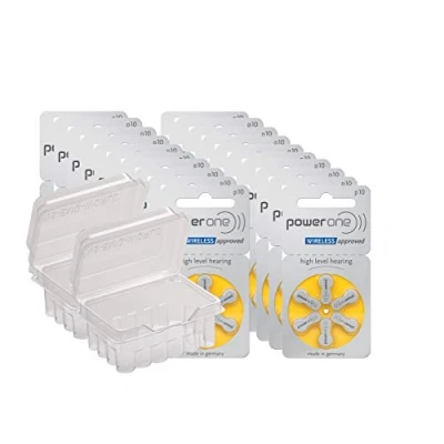 Abbildung von wns emg world Big Box Pack Powerone Typ 10 Hörgerätebatterie Zinc Air PR70 ZL4, 120 Stück