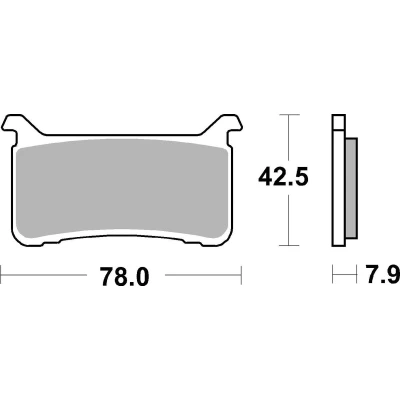 Abbildung von TRW MCB893SV Bremsbelagsatz
