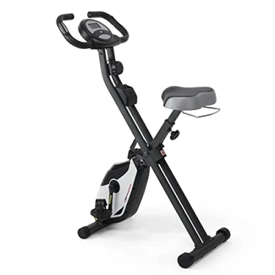 Abbildung von Ultrasport F Bike Heavy, Fahrradtrainer, Heimtrainer, Fitnessfahrrad LCD Trainingscomputer; klappbarer Hometrainer; maximales Benutzergwicht 130kg; Pulsmessung; 8 Widerstandsstufen; Handtuchhalterung