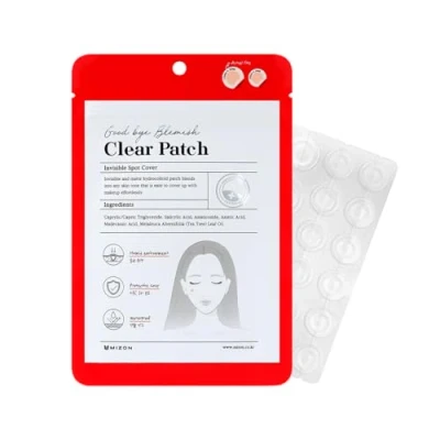 Abbildung von [MIZON] GOOD BYE BLEMISH CLEAR PATCHES (x44) Koreanische Hautpflege Ultra diskrete Pflaster zur Pflege von Akne Flecken Ultradünn Hervorragende Haftung BHA und Teebaum