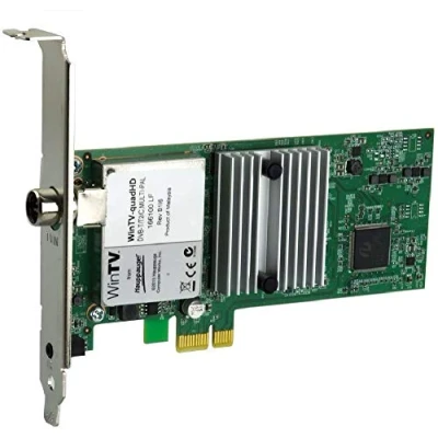 Abbildung von Hauppauge WinTV quadHD 01607 HD PCI Express Karte (DVB T/T2 und DVB C, bis zu vier verschiedene TV Sender gleichzeitig anschauen oder aufzeichnen)