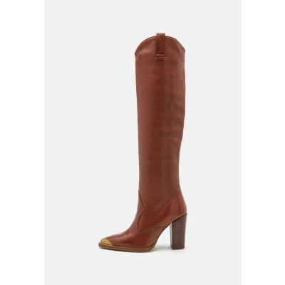 Abbildung von Bronx NEW Americana High Heel Stiefel, Damen, Größe: 36, Chestnut Schuhe