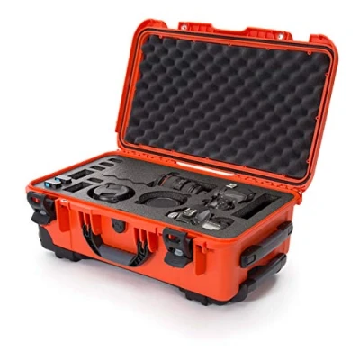 Abbildung von Nanuk 935 Wasserdichter Hartschalenkoffer Mit Schaumstoffeinlage Passend für 2 Bodies DSLR Rädern Orange