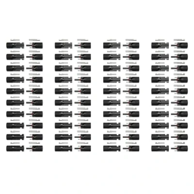Abbildung von ABSINA 40x Stecker &amp; Buchse + 20x Montageschlüssel Solarstecker für 2,5 6mm2 PV Kabel Solar Set Steckverbinder Solarkabel Solaranlage Steckersolaranlage