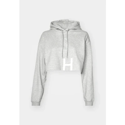 Abbildung von Puma x HYROX Schwerer Hoodie Damen Light Gray Heather Größe: XXS