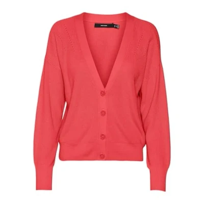 Abbildung von Vero Moda Strickjacke, Damen, Größe: Small, Cayenne