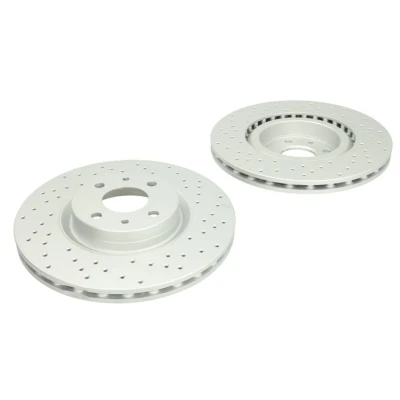 Abbildung von DELPHI BG4943C Bremsscheibe 284 22 4 Belüftet, gelocht beschichtet unbehandelt ohne Radlager, ABS Sensorring ABARTH: 500C / 595C 695C Cabrio