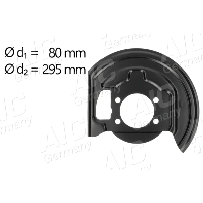 Abbildung von AIC 58191 Ankerblech Vorderachse links NISSAN: Qashqai / Qashqai+2 I, X Trail, Juke